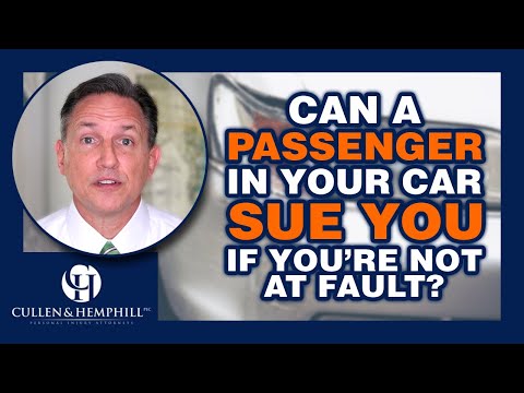 Can A Passenger In My Car Sue Me If I’m Not At Fault?