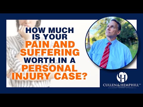 How Much Is My Pain And Suffering Worth In A Personal Injury Case?