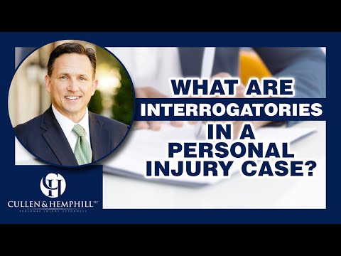 What are Interrogatories in a Florida Personal Injury Case?