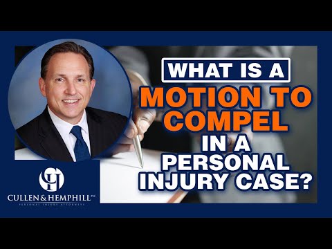 What is a Motion to Compel in a Florida Personal Injury Case?