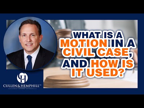 What is a Motion in a Florida Civil Case & How is it Used?