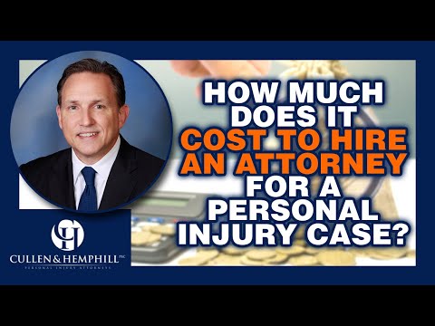 How Much Does it Cost to Hire an Attorney for a Florida Personal Injury Case?