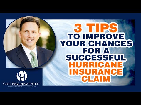 Three Tips to Improve Your Chances for a Successful Hurricane Insurance Claim in Florida