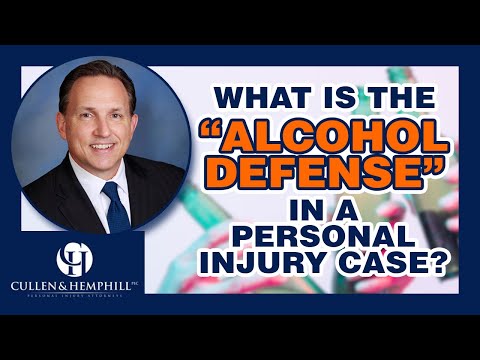 What Is The Alcohol Defense In A Florida Personal Injury Case?