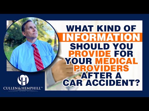 What To Tell Doctors After A Motor Vehicle Accident