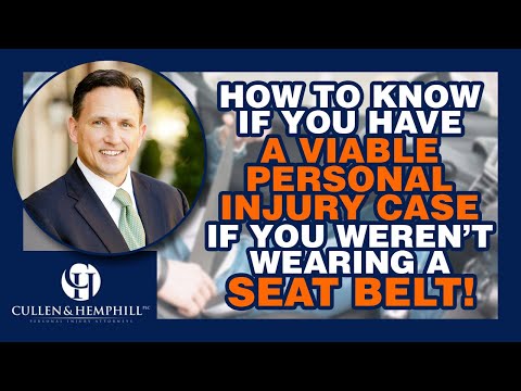 Do I Have A Viable Personal Injury Case In Florida If I Wasn’t Wearing My Seat Belt?