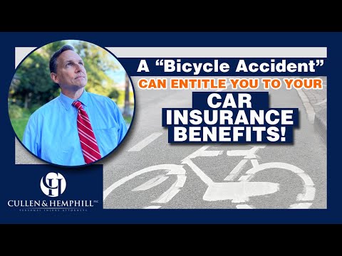 A Bicycle Accident Can Entitle You To Your Car Insurance Benefits!