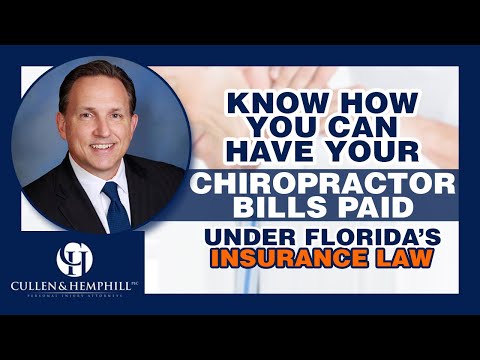 How Will My Chiropractic Bills Get Paid After My Florida Car Accident?